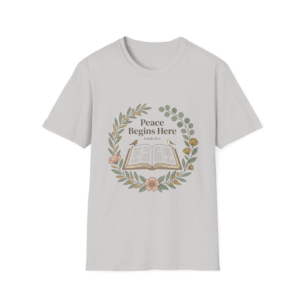 Peace Begins Here T-Shirt