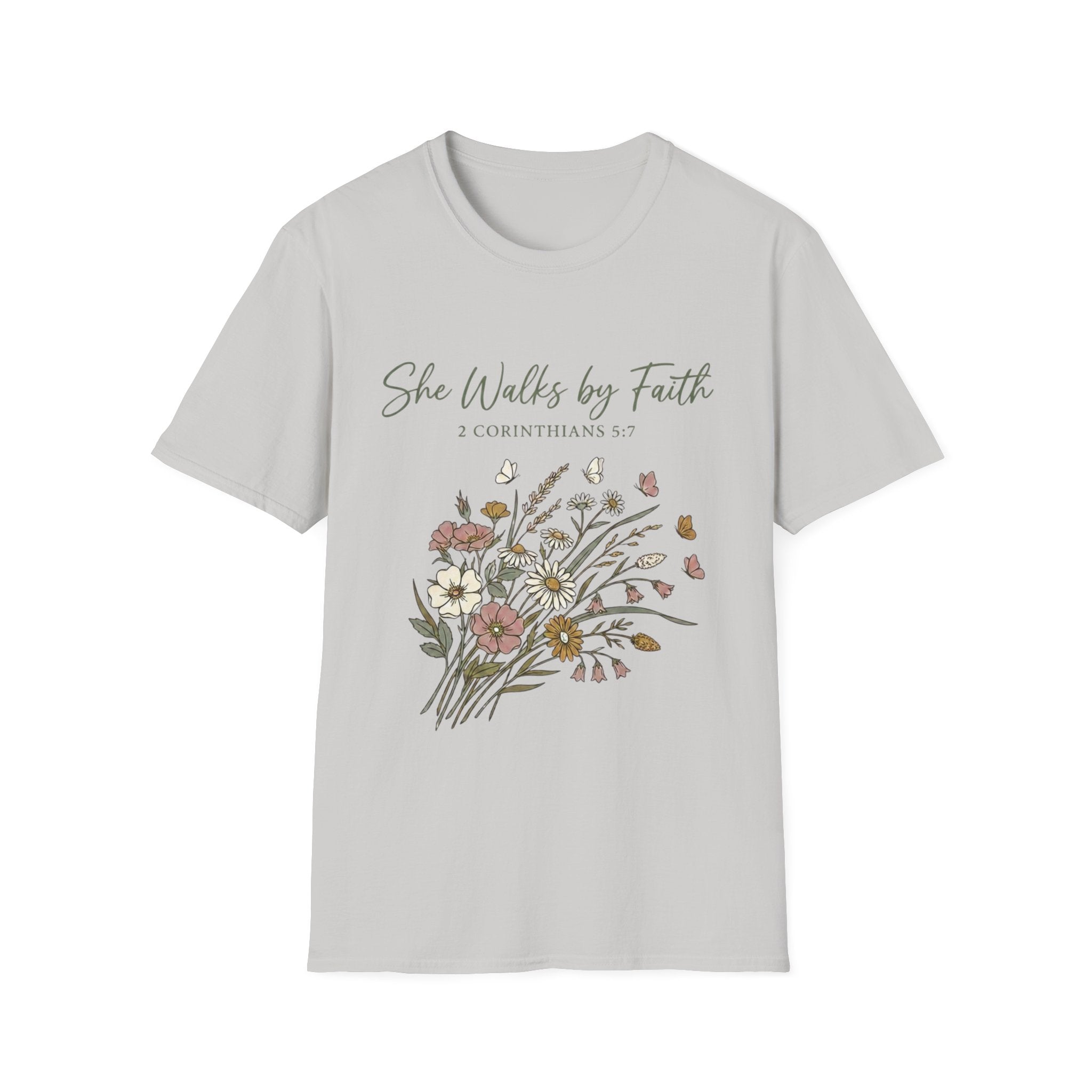 She Walks By Faith T-Shirt
