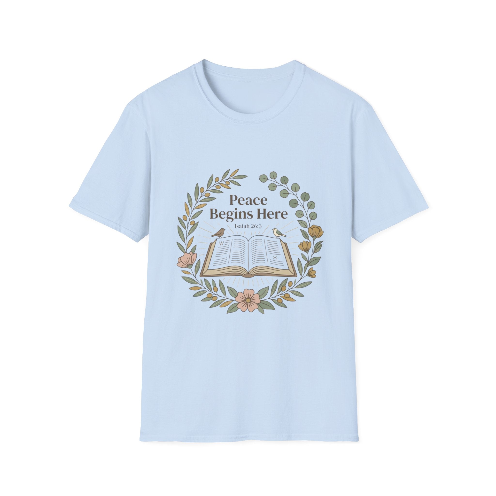 Peace Begins Here T-Shirt