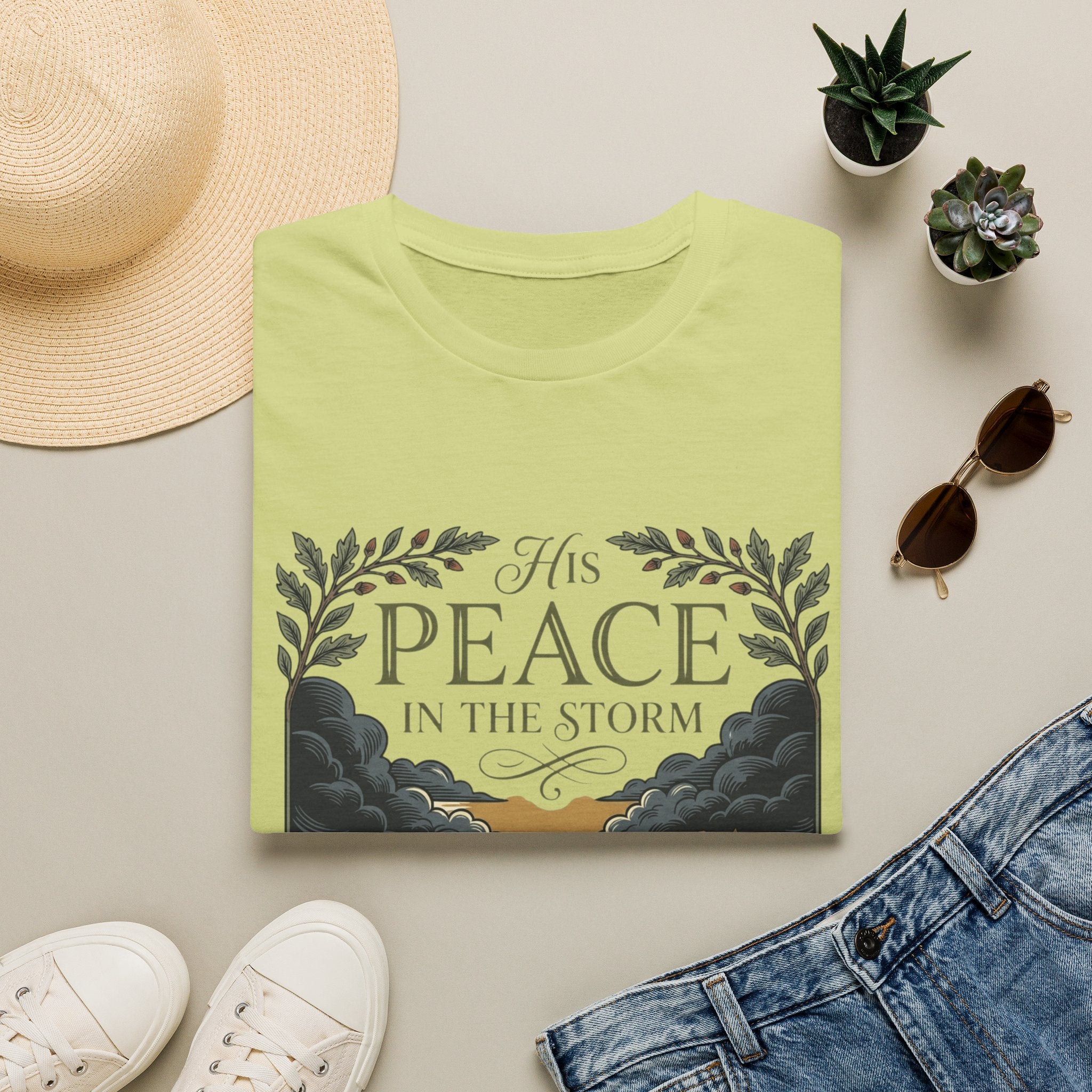 His Peace In The Storm T-Shirt