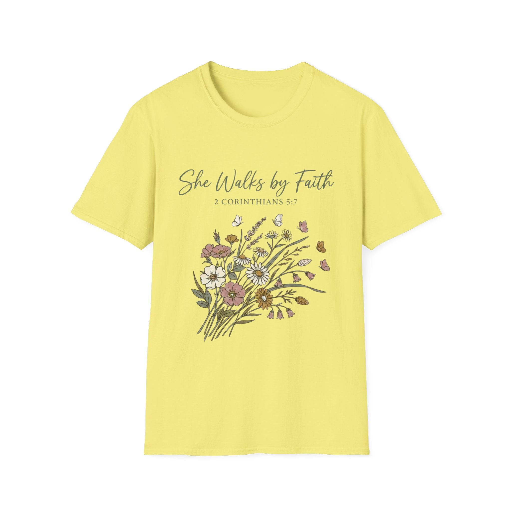 She Walks By Faith T-Shirt