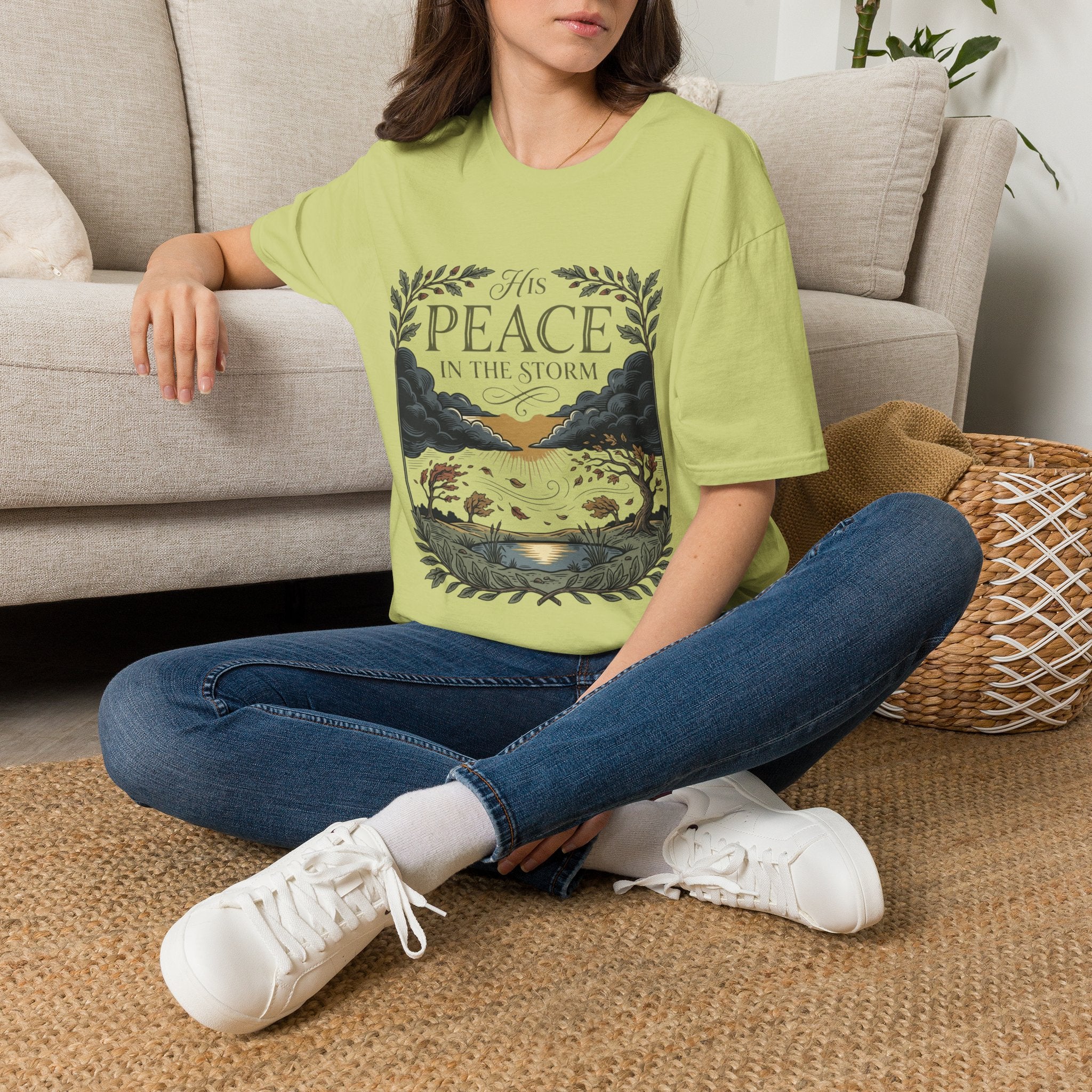 His Peace In The Storm T-Shirt