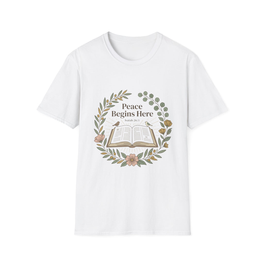 Peace Begins Here T-Shirt