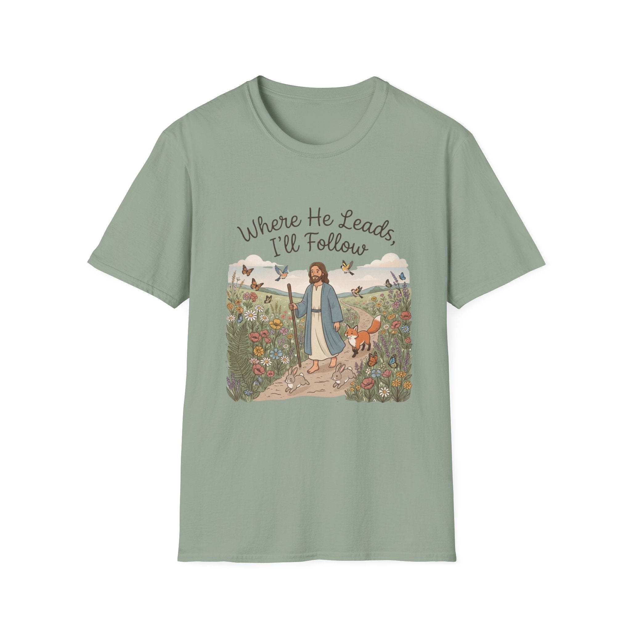 Where He Leads T-Shirt