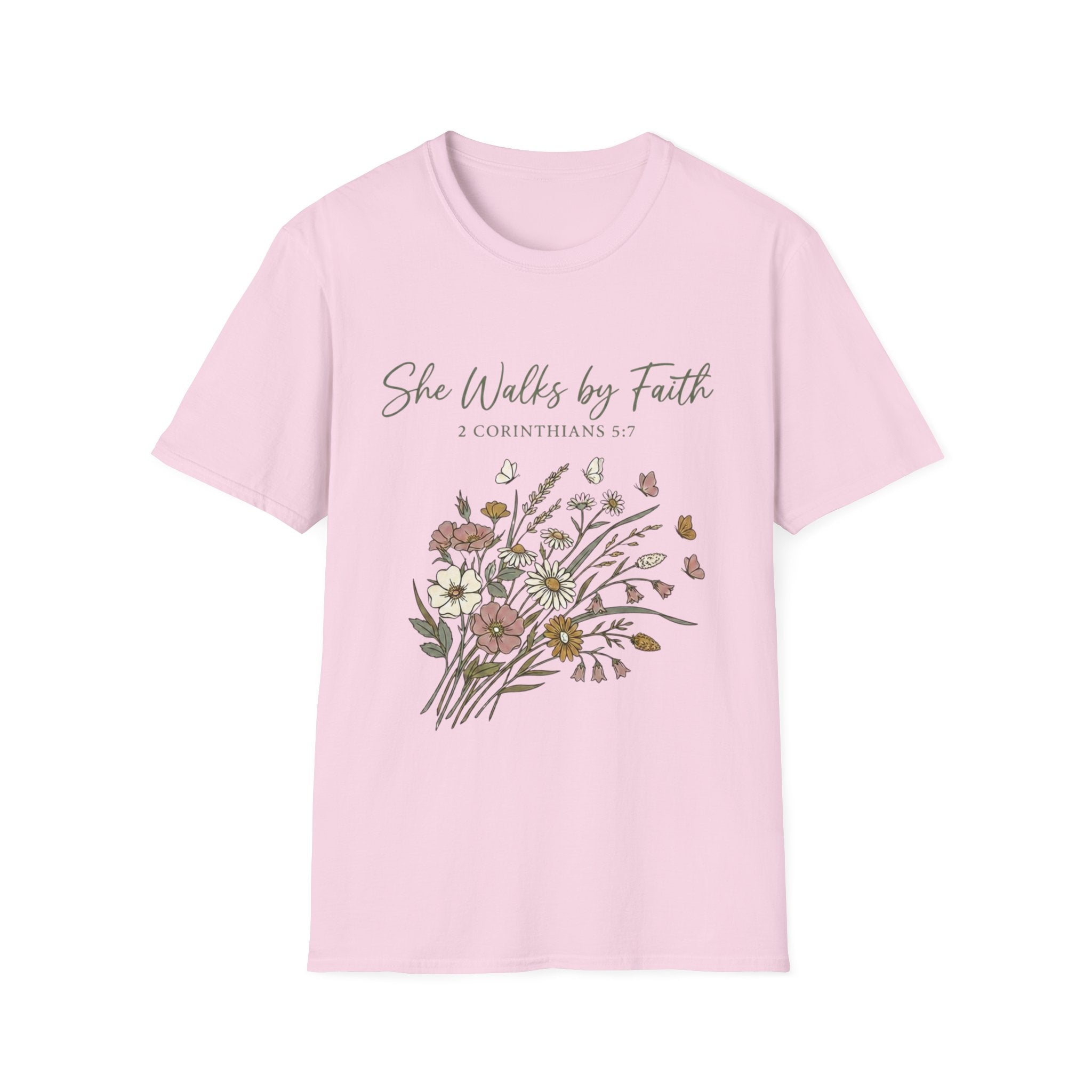 She Walks By Faith T-Shirt