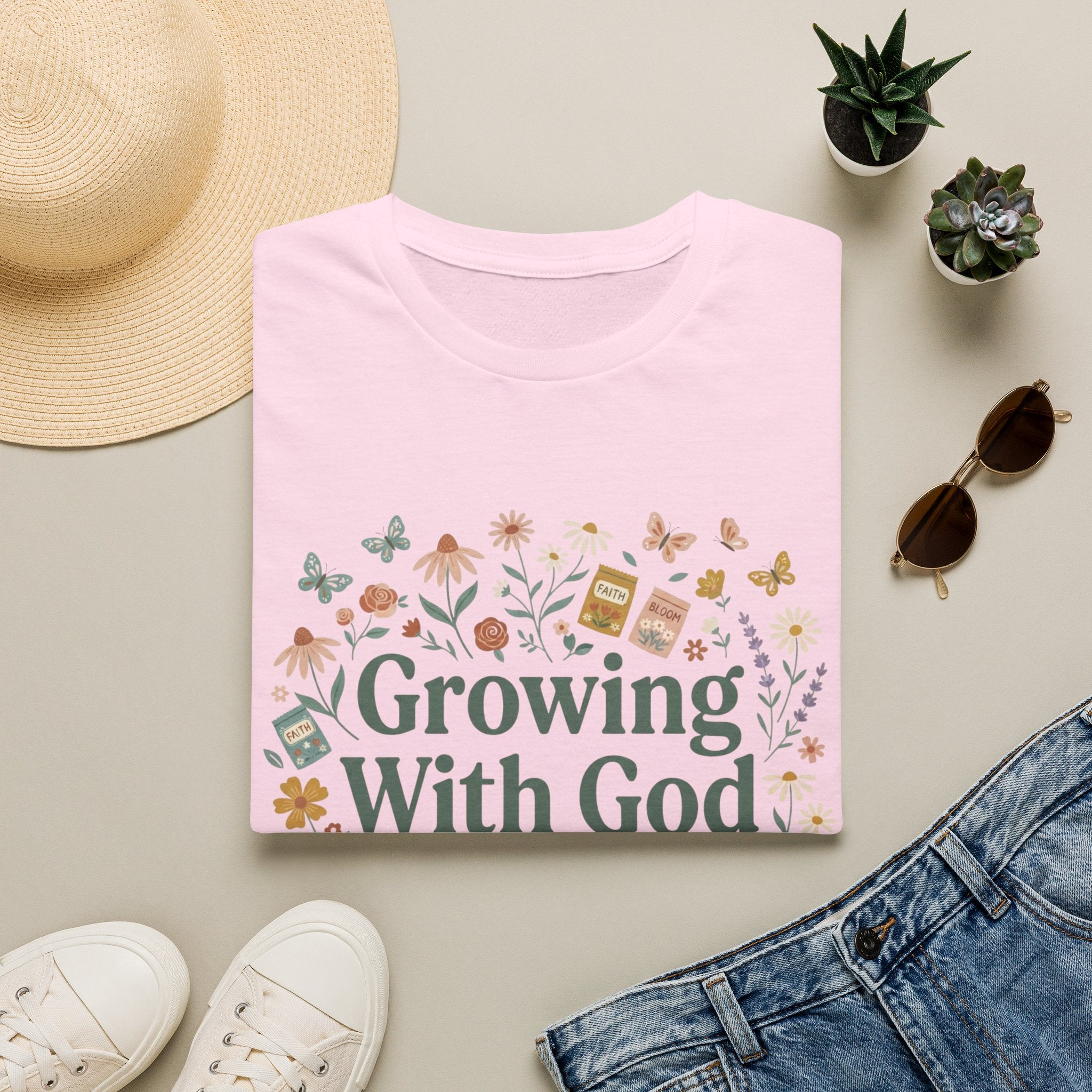Growing With God T-Shirt