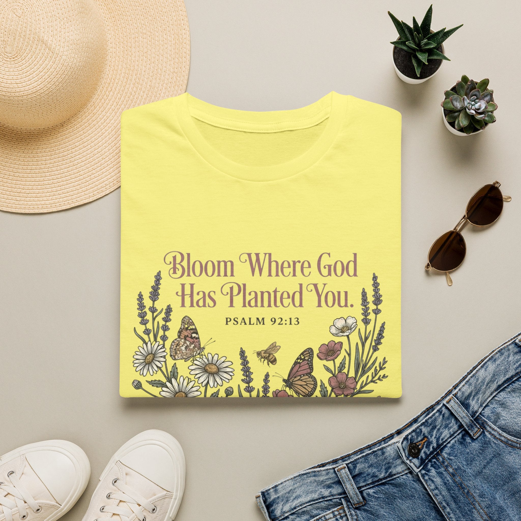 Bloom Where God T-Shirt