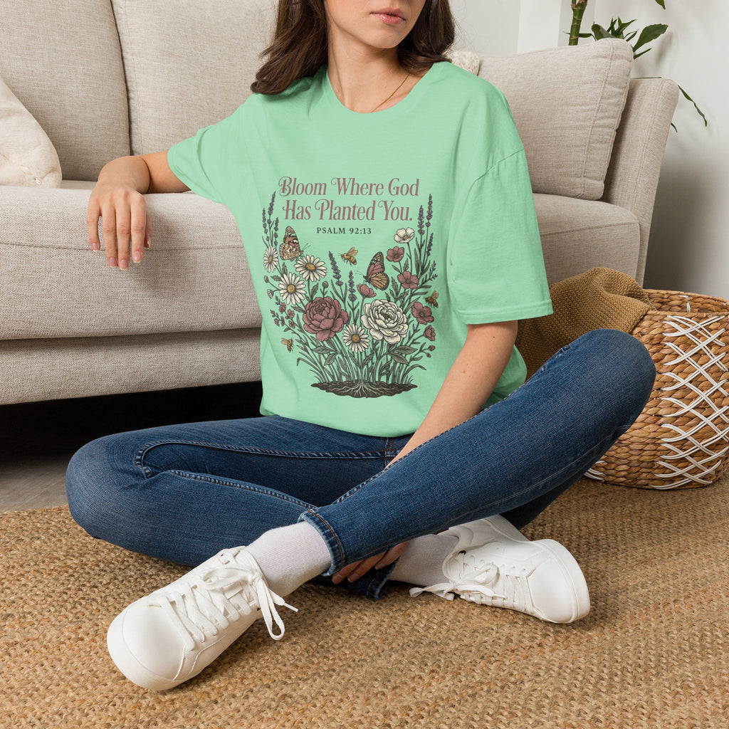 Bloom Where God T-Shirt