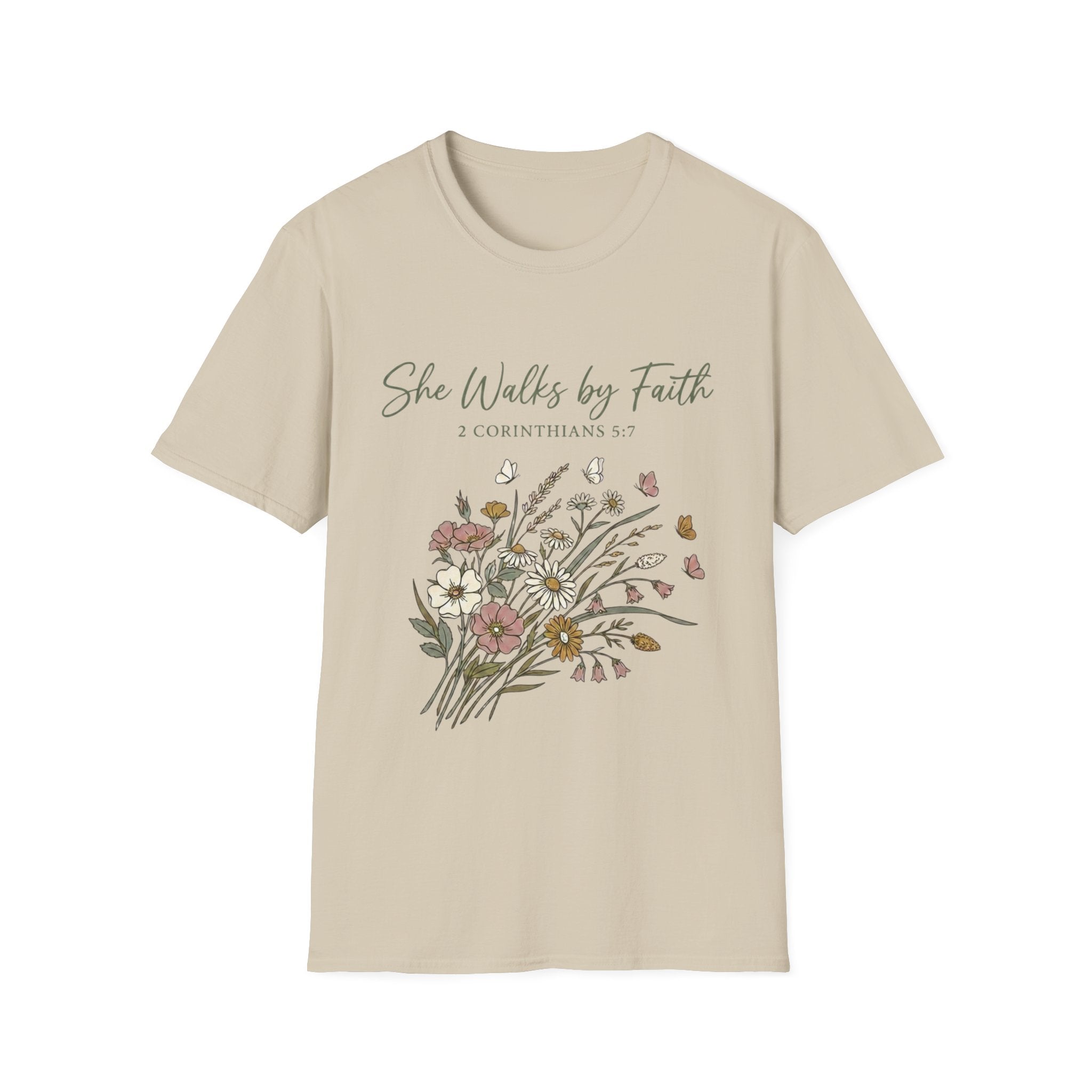 She Walks By Faith T-Shirt