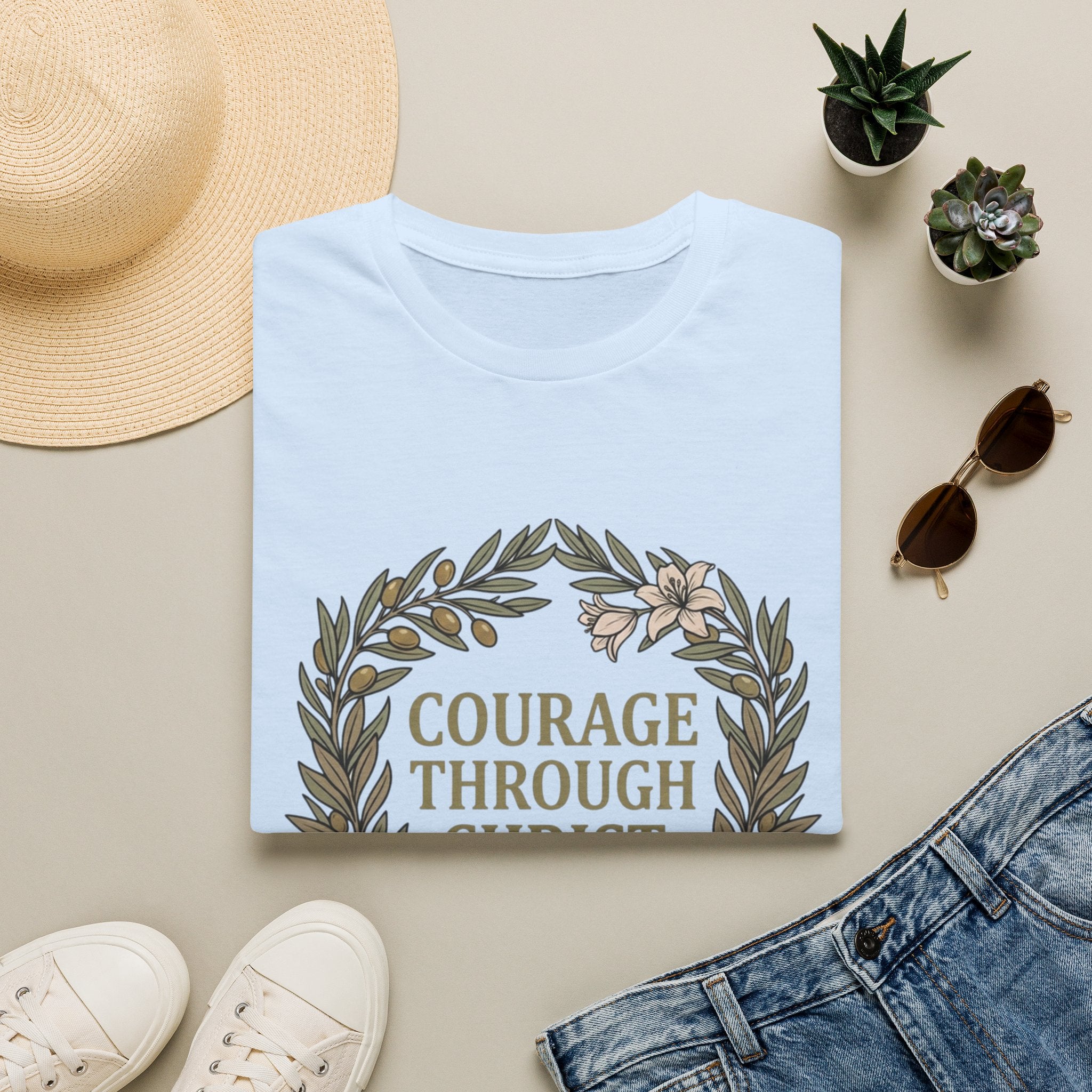 Courage Through Christ T-Shirt