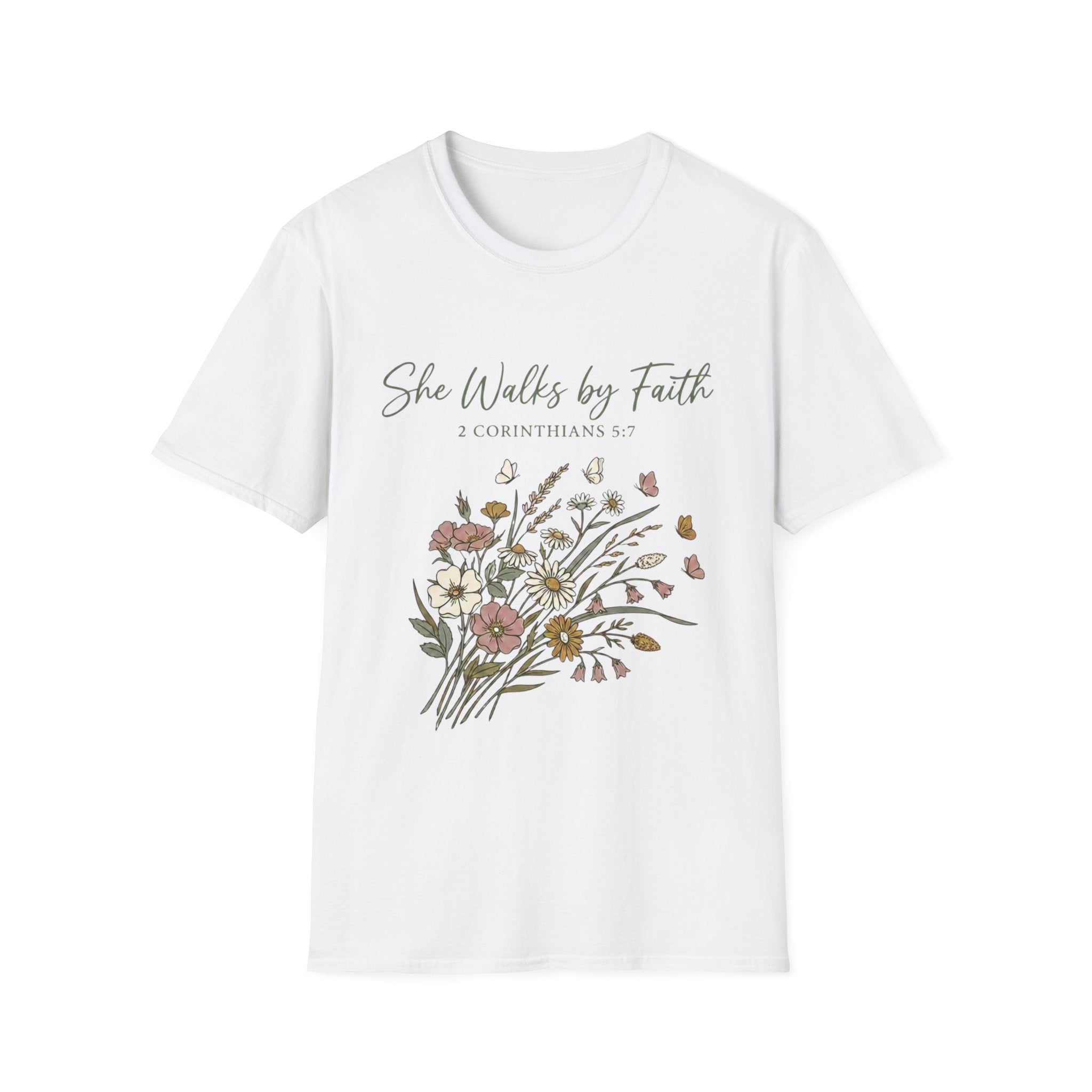 She Walks By Faith T-Shirt