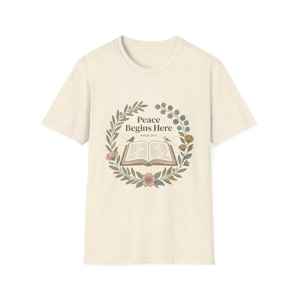 Peace Begins Here T-Shirt