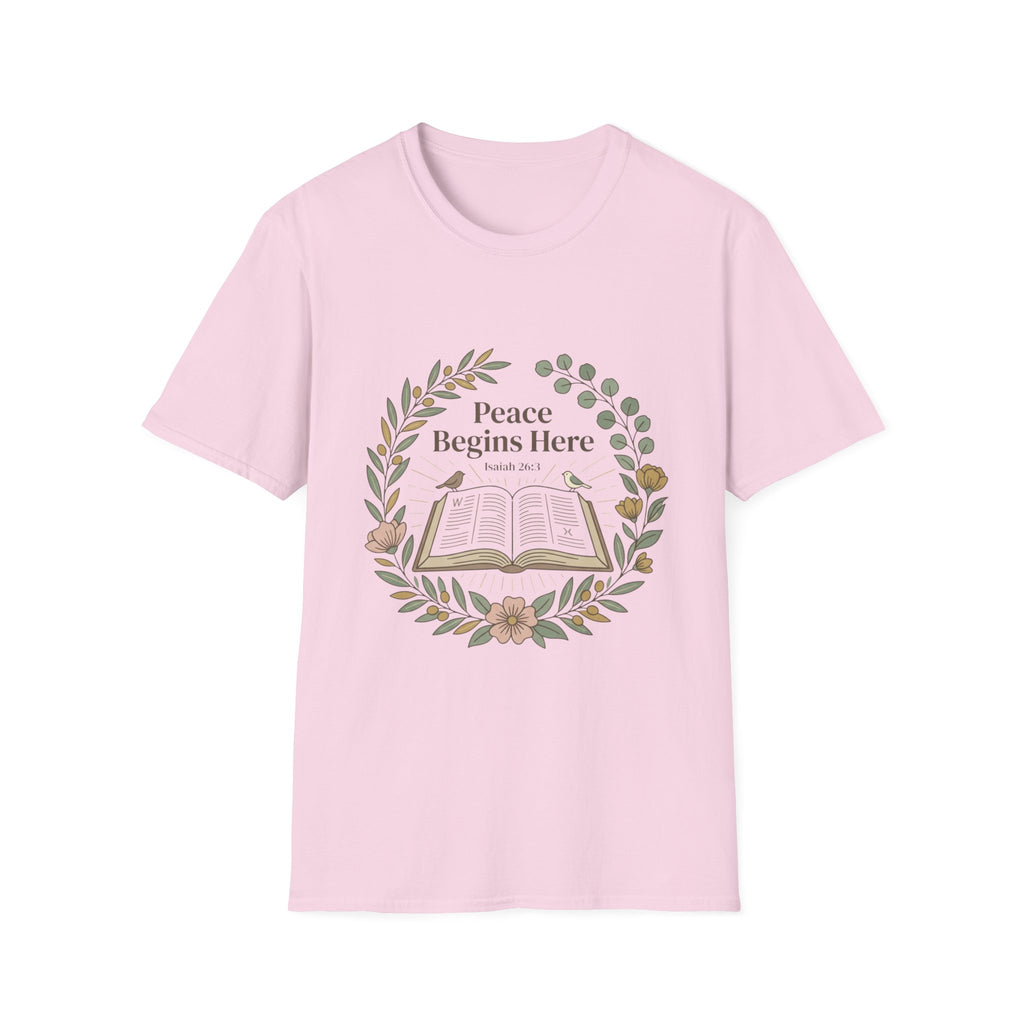 Peace Begins Here T-Shirt