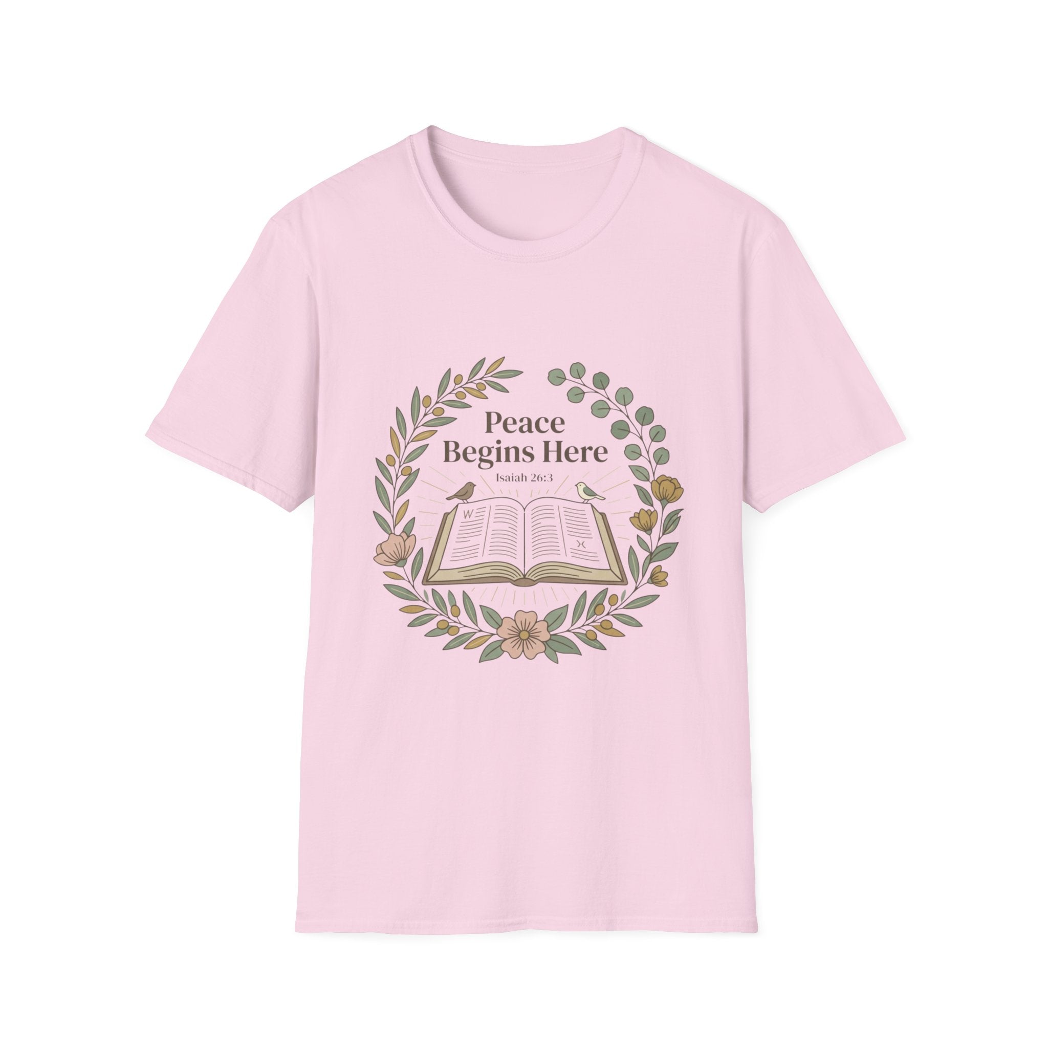 Peace Begins Here T-Shirt