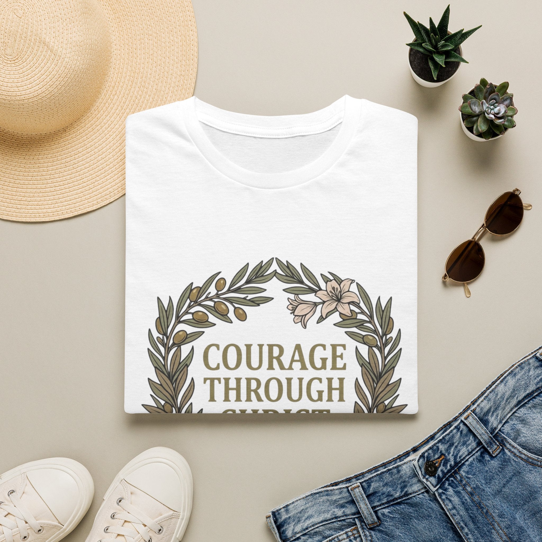 Courage Through Christ T-Shirt