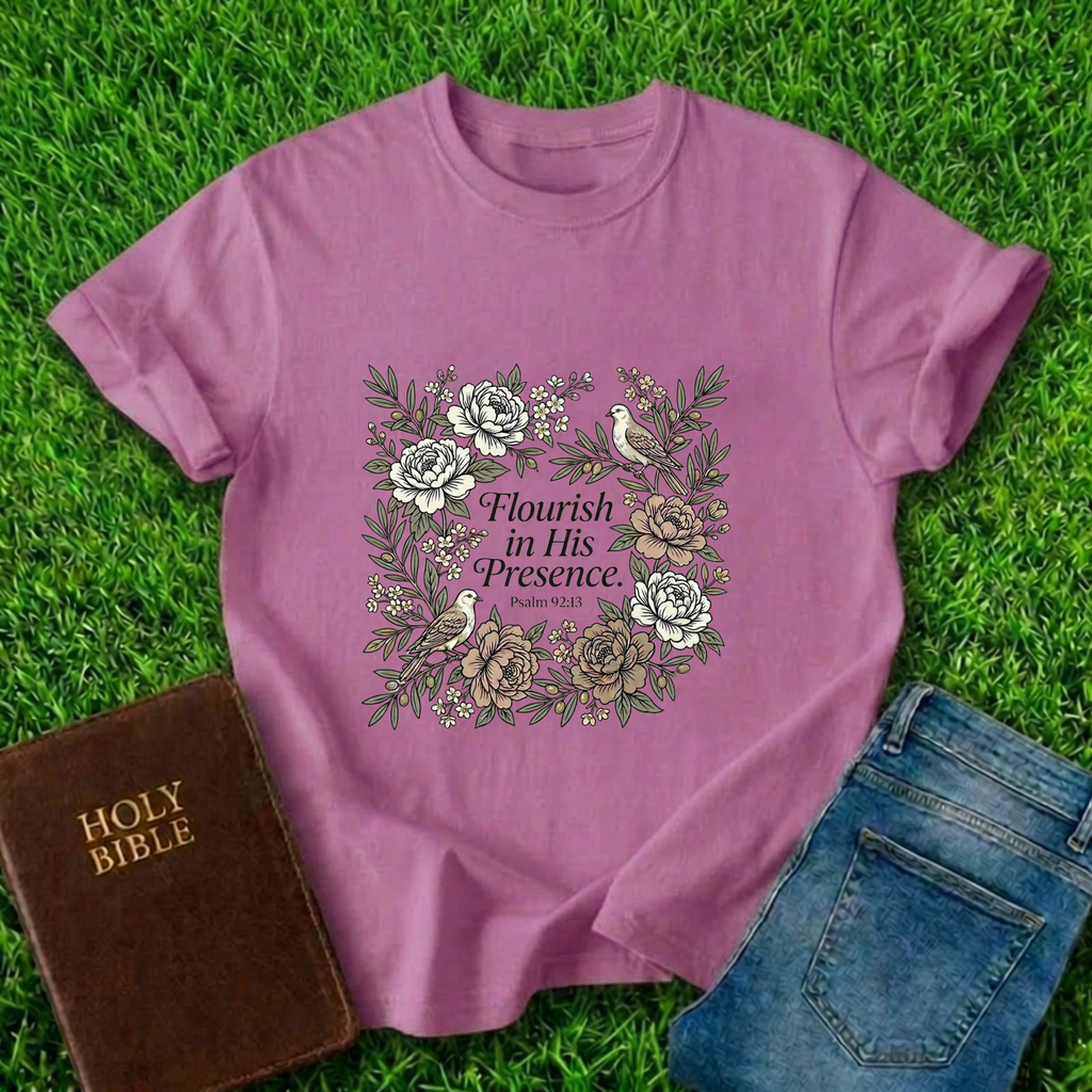 Flourish In His Presence T-Shirt