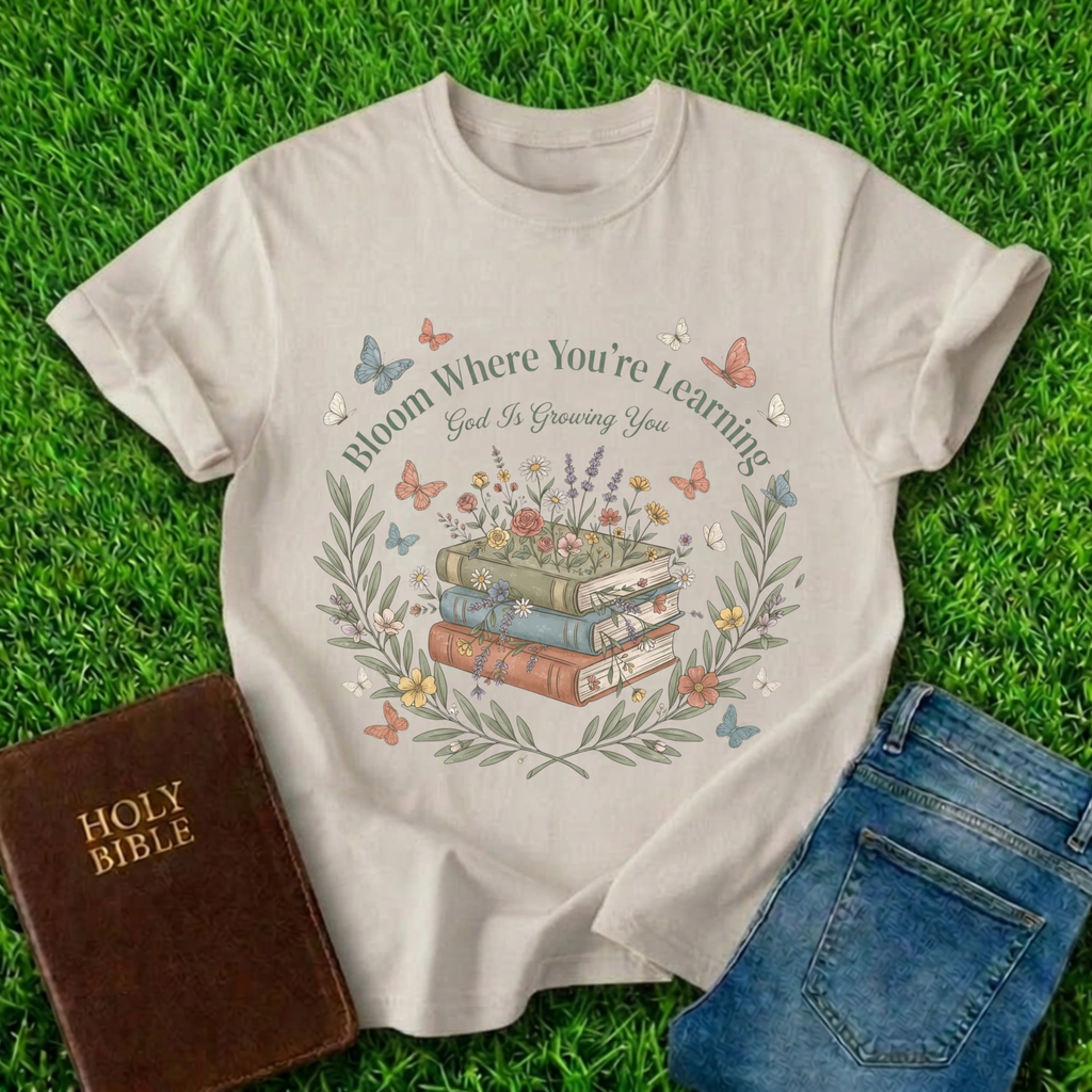 Bloom Where You're Learning T-Shirt