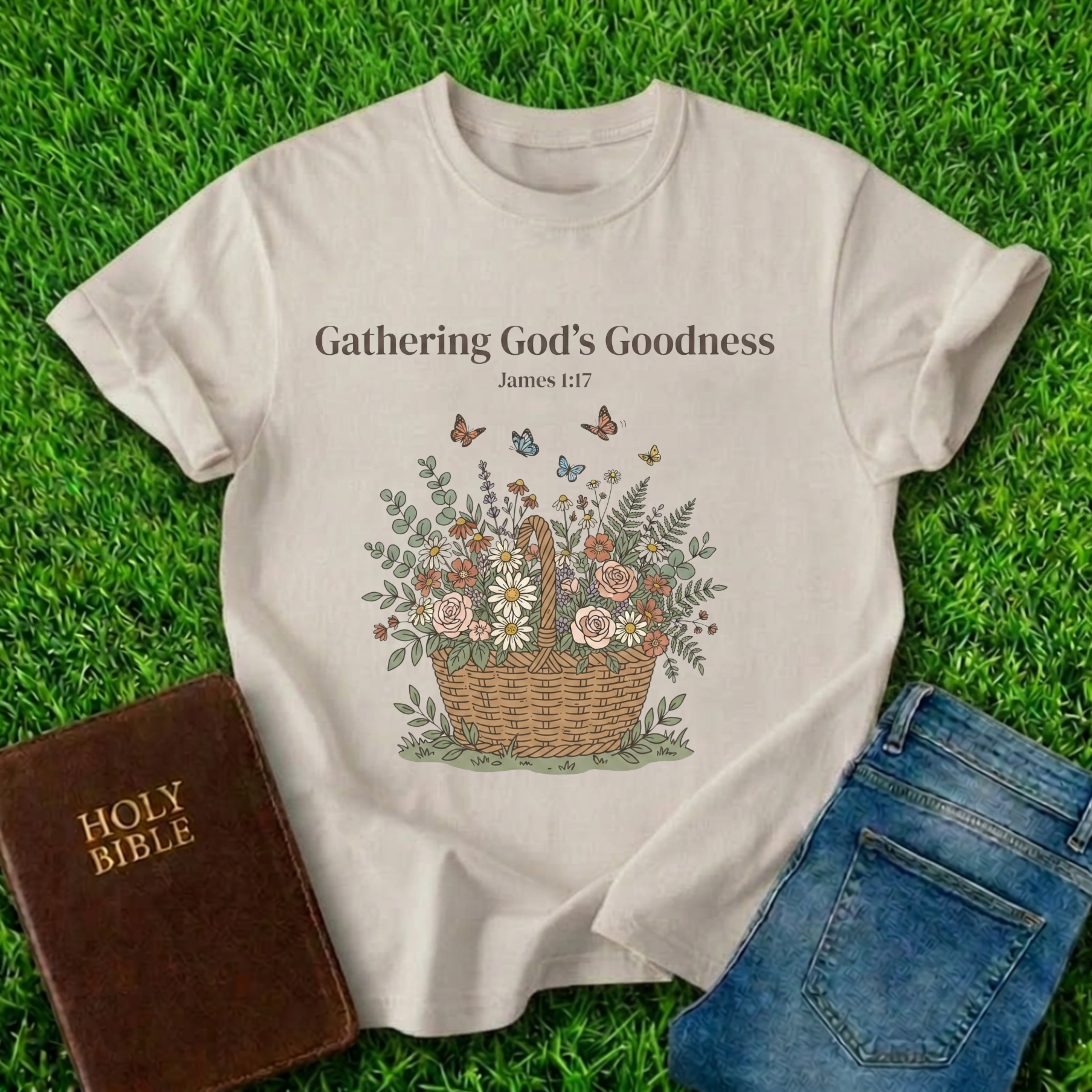 Gathering Gods Goodness T-Shirt