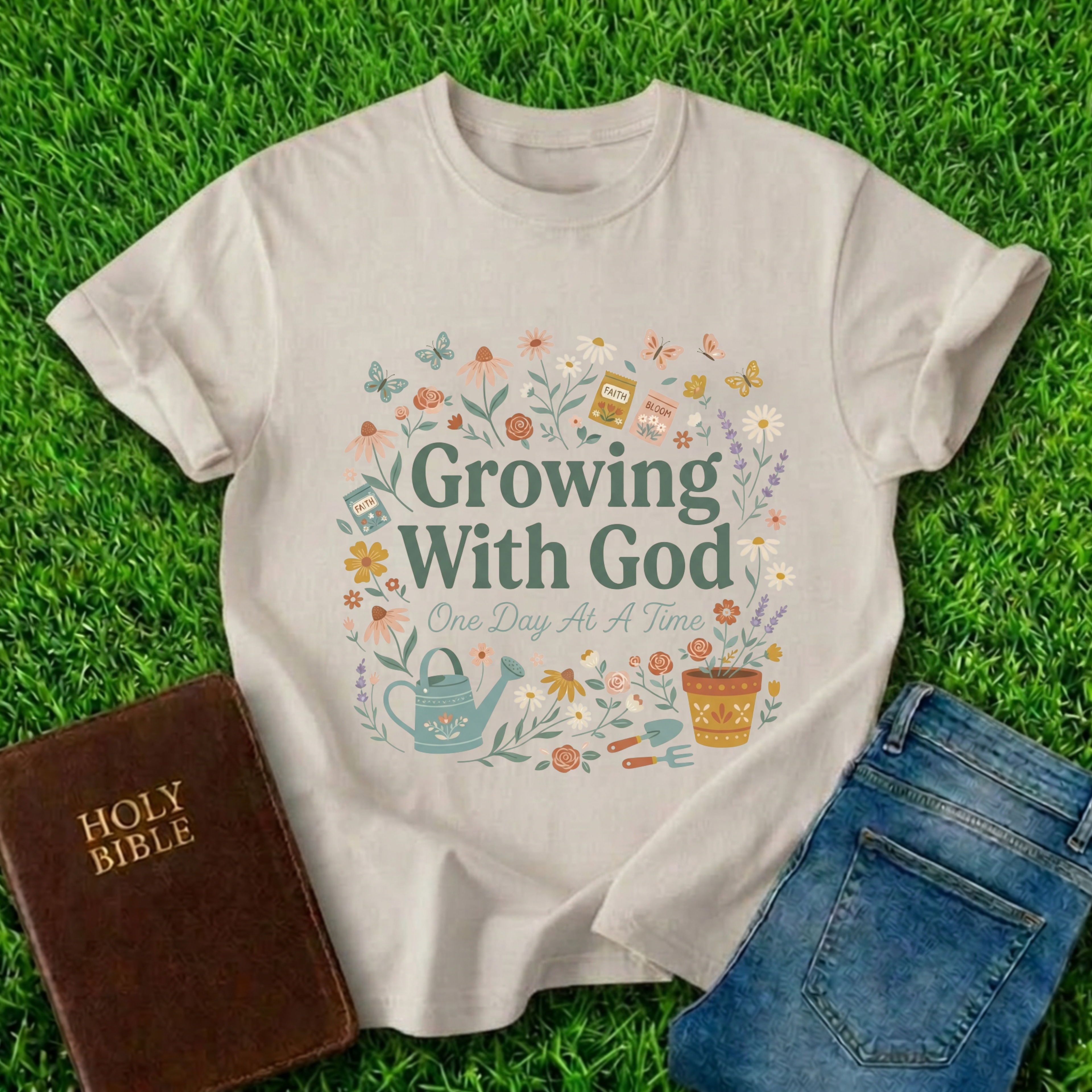 Growing With God T-Shirt
