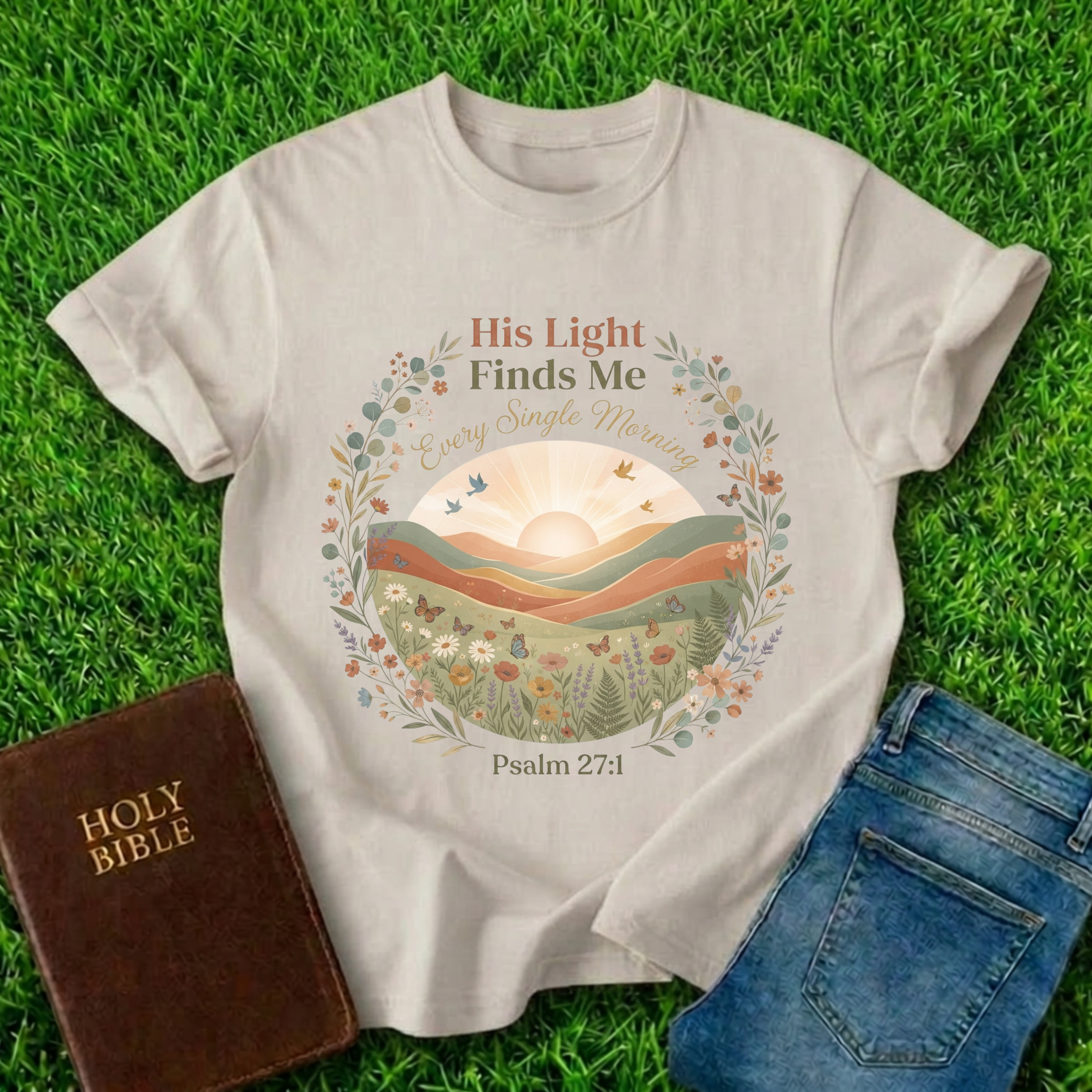 His Light Finds Me T-Shirt
