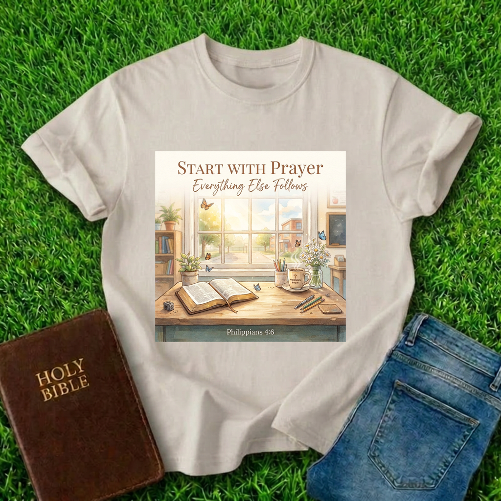 Start With Prayer T-Shirt