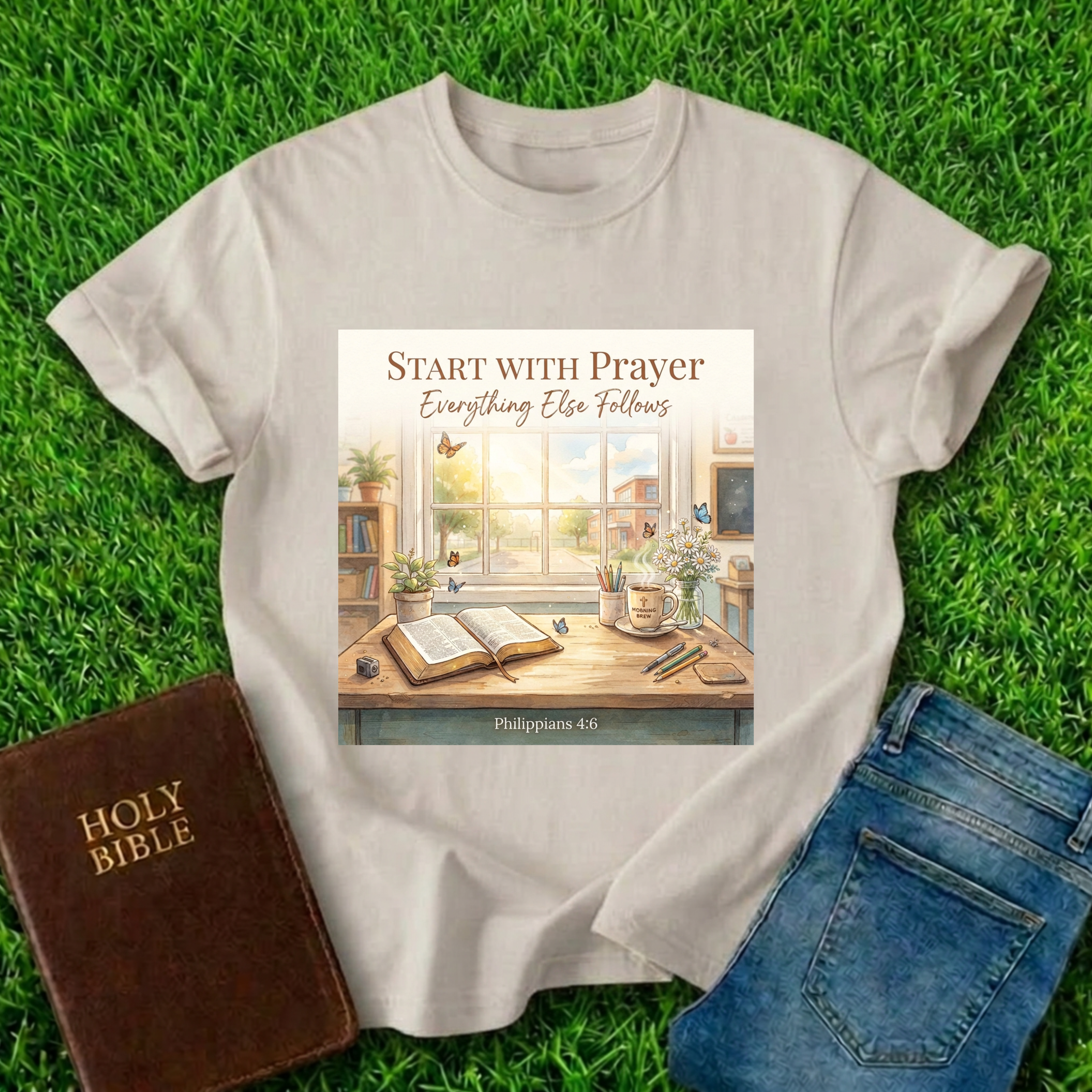 Start With Prayer T-Shirt
