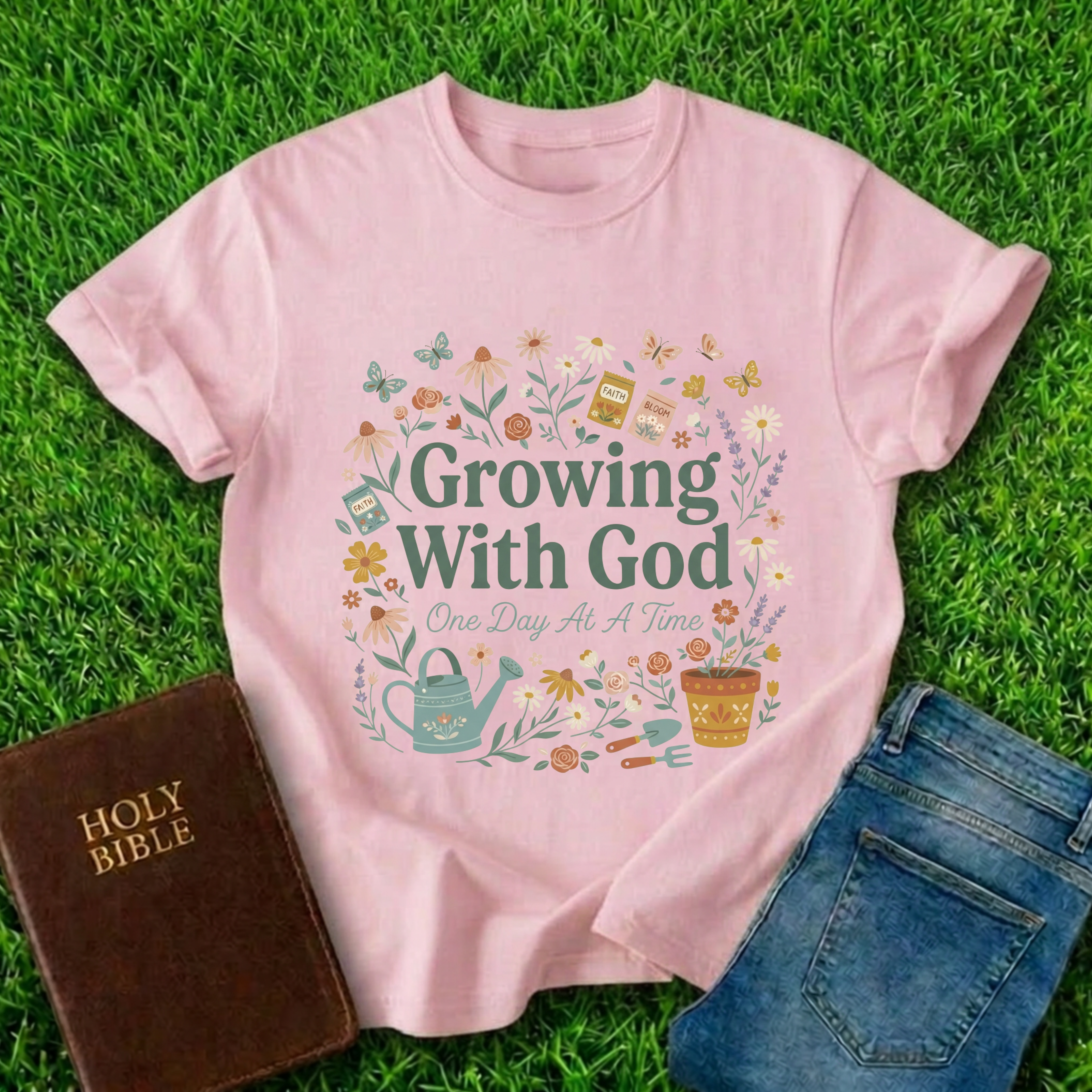 Growing With God T-Shirt