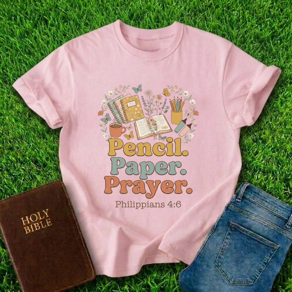 Pencil Paper Prayer T-Shirt