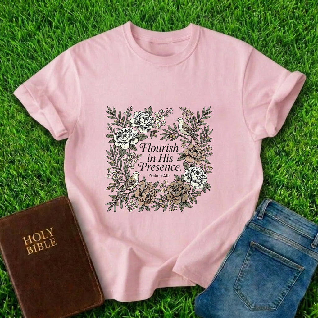 Flourish In His Presence T-Shirt