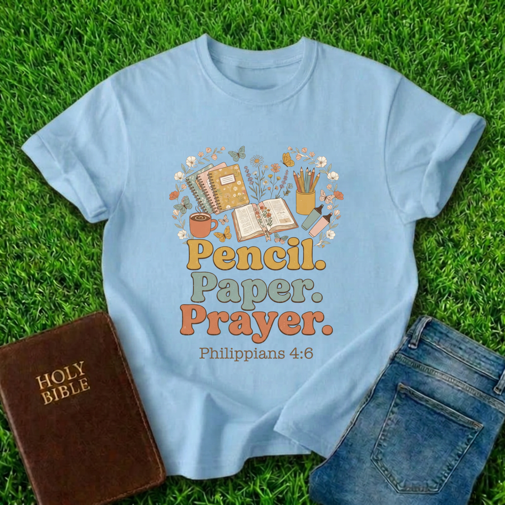 Pencil Paper Prayer T-Shirt