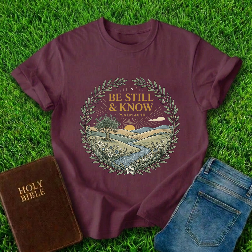 Be Still And Know Design T-Shirt