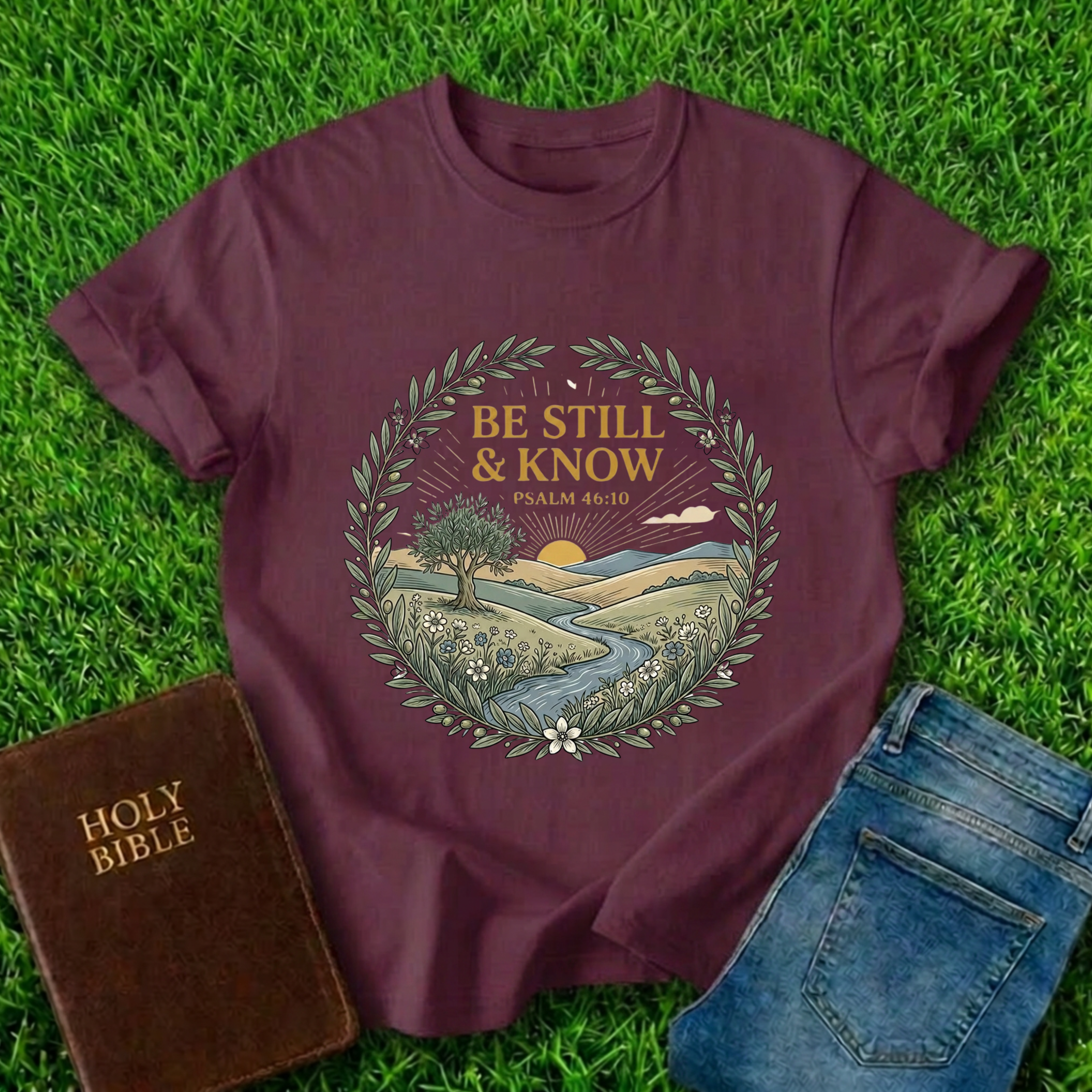 Be Still And Know Design T-Shirt