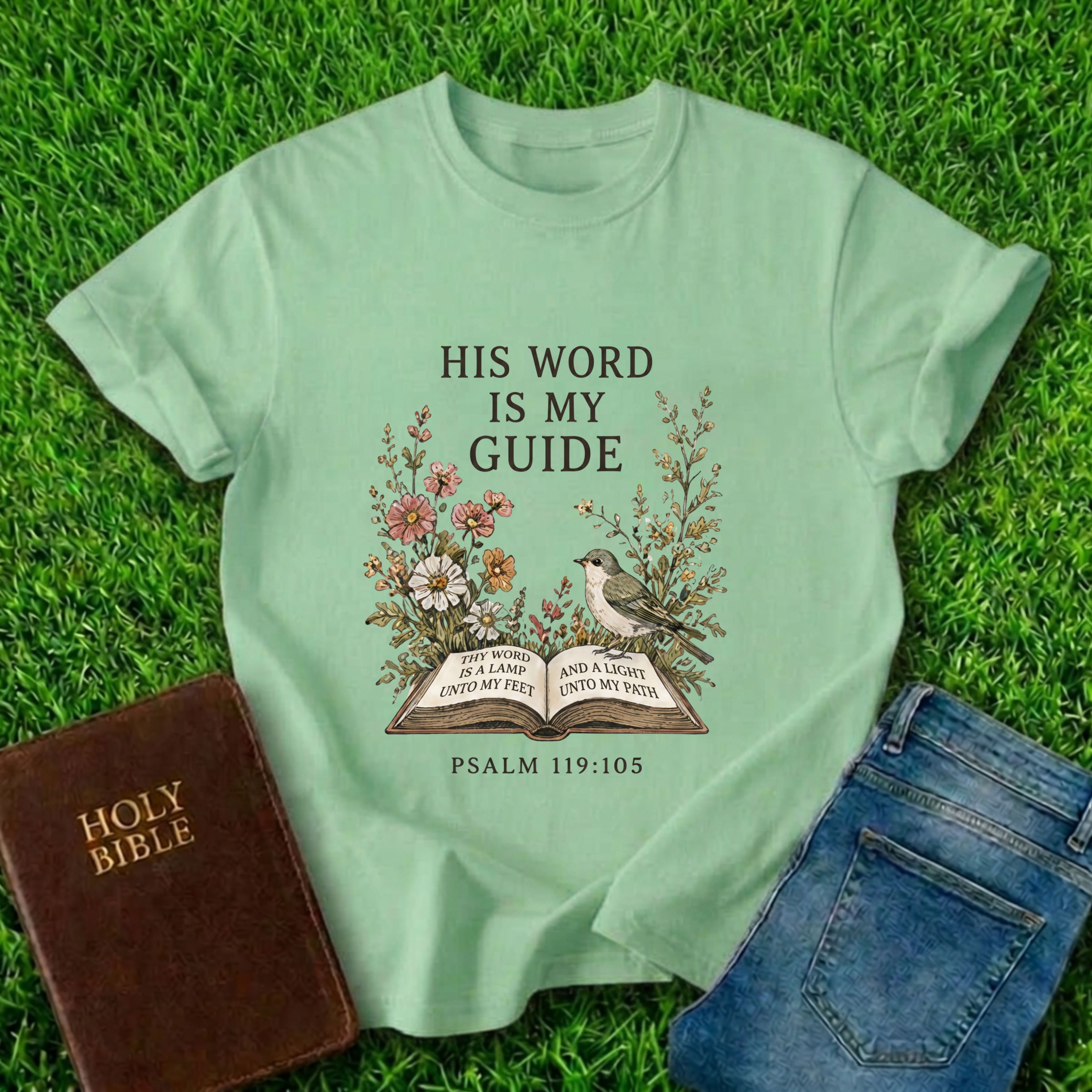 His Word Is My Guide T-Shirt