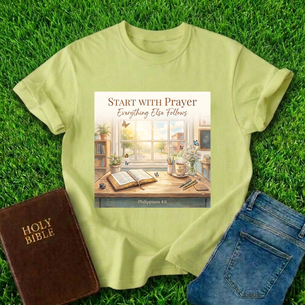 Start With Prayer T-Shirt
