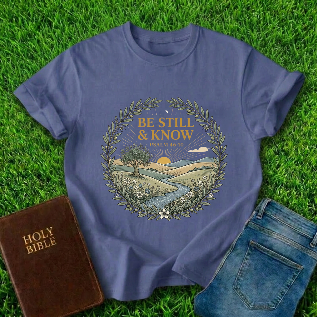 Be Still And Know Design T-Shirt