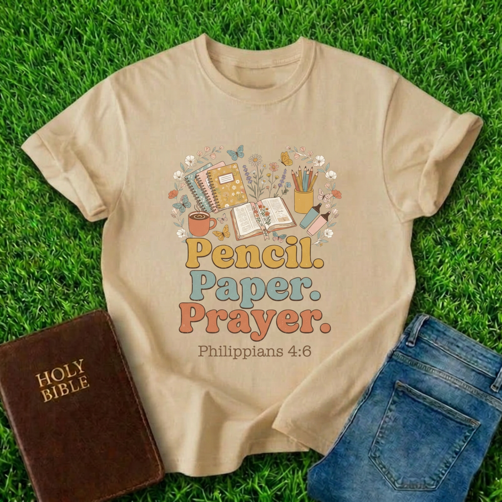 Pencil Paper Prayer T-Shirt