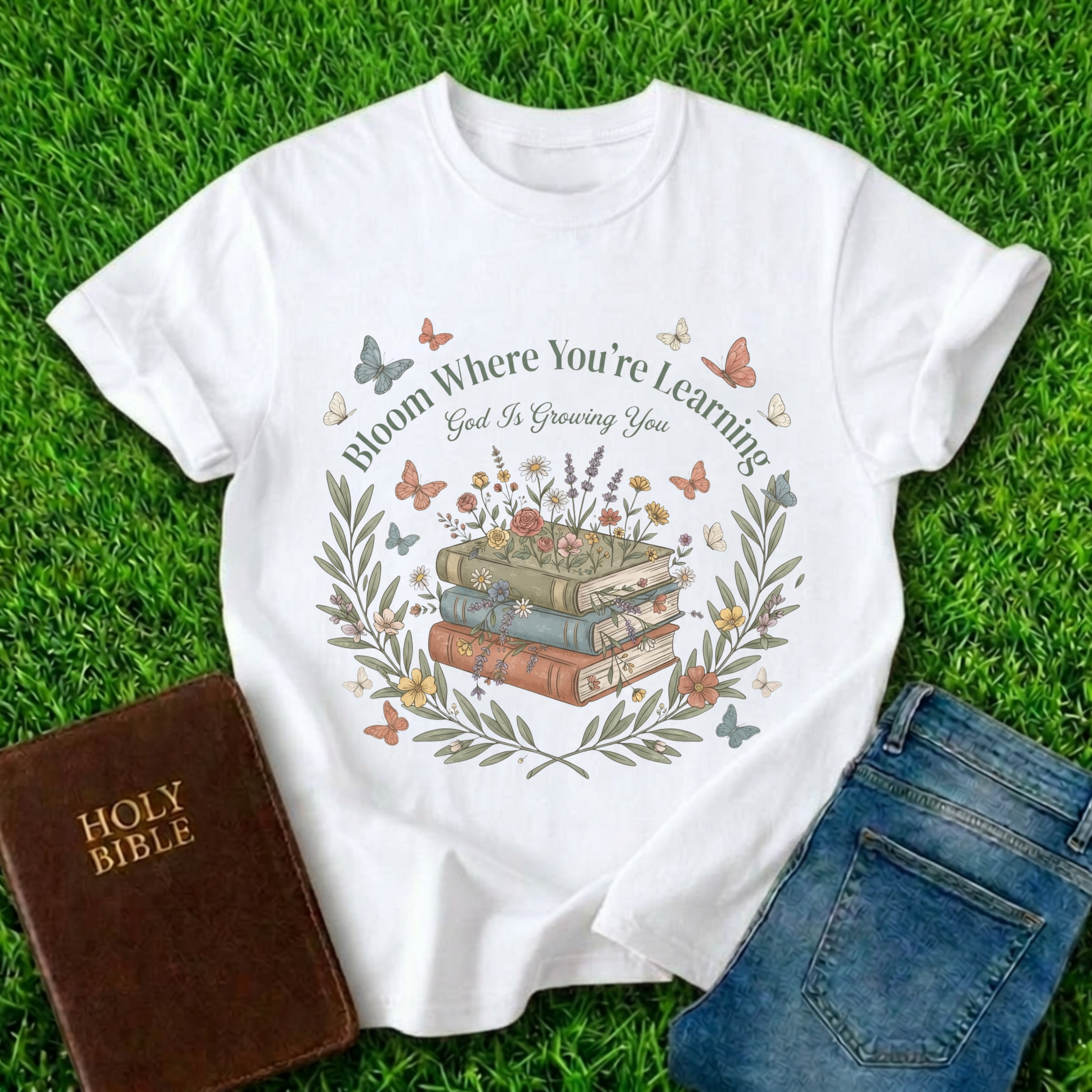 Bloom Where You're Learning T-Shirt
