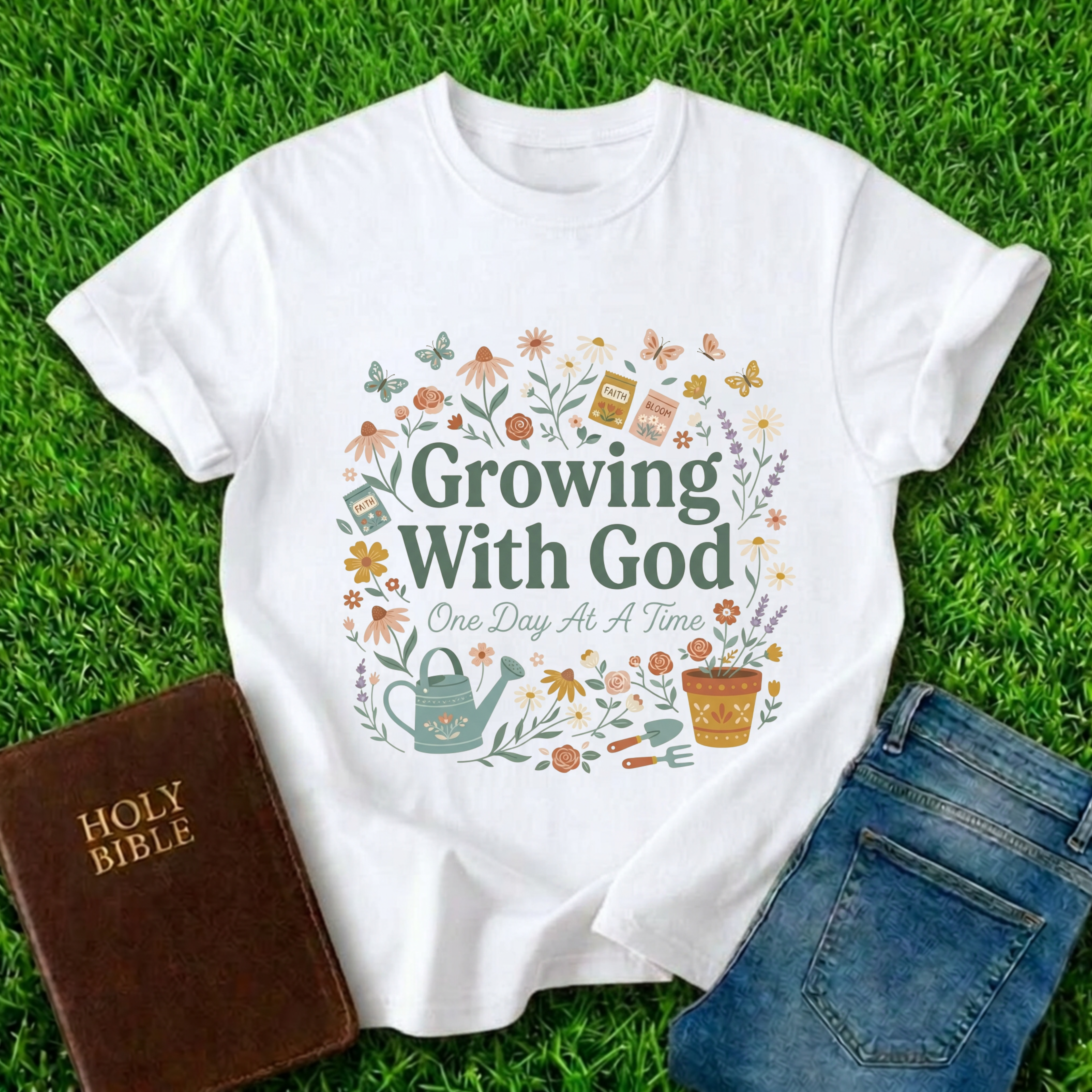 Growing With God T-Shirt
