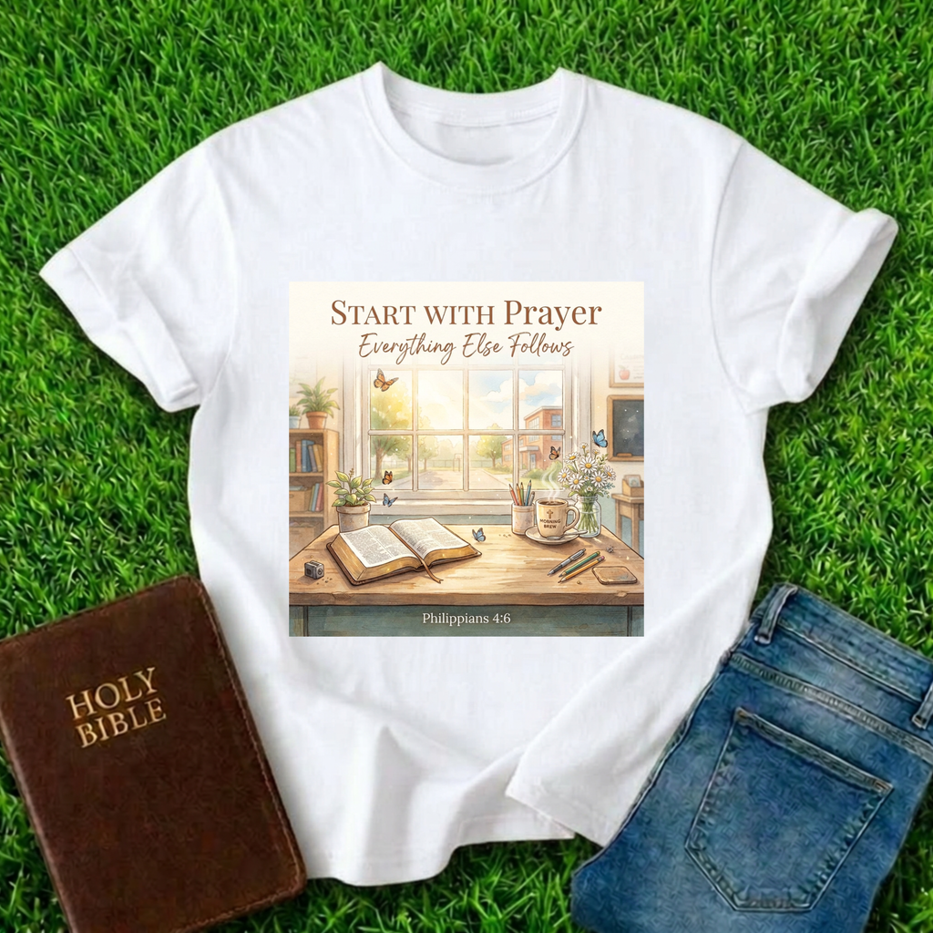 Start With Prayer T-Shirt