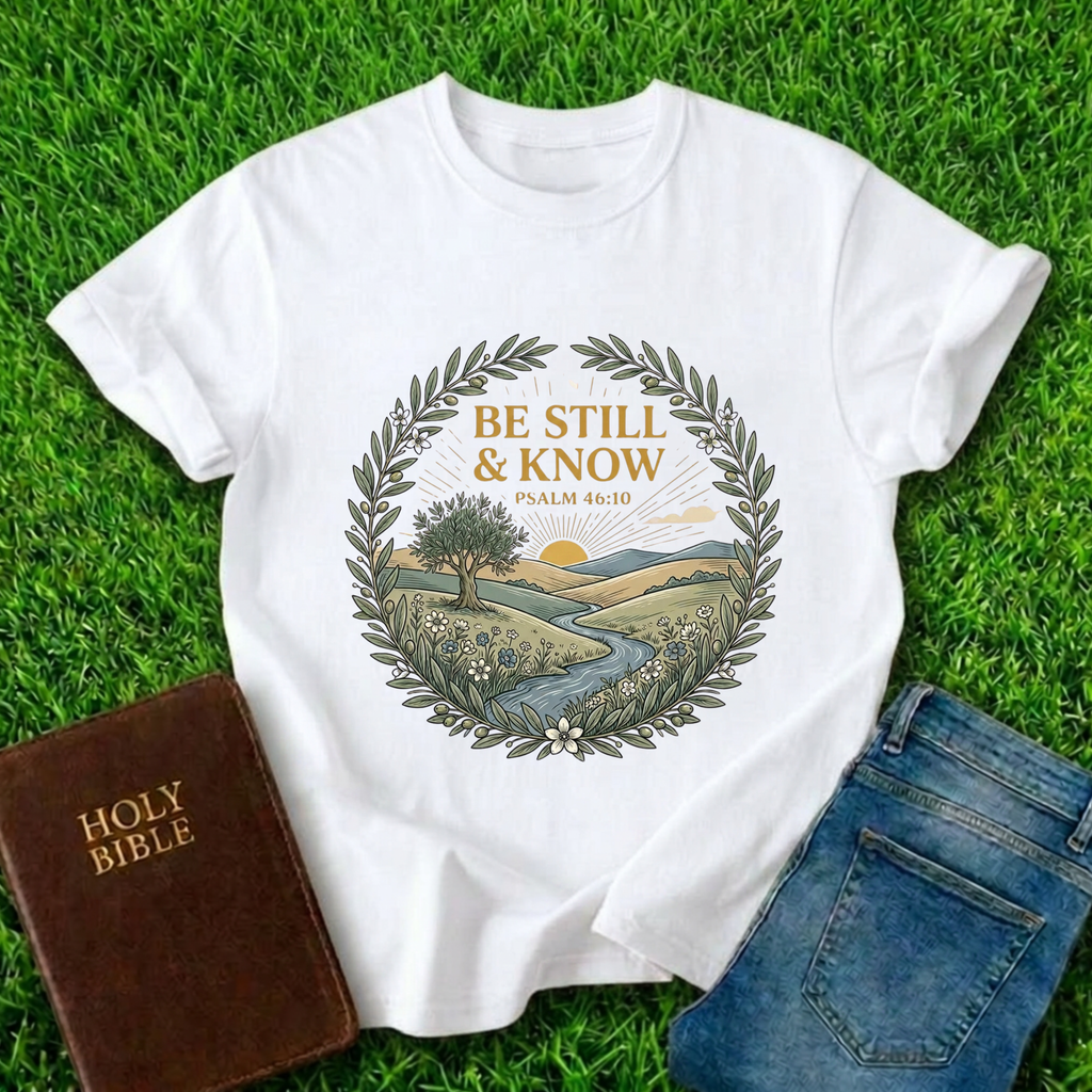 Be Still And Know Design T-Shirt